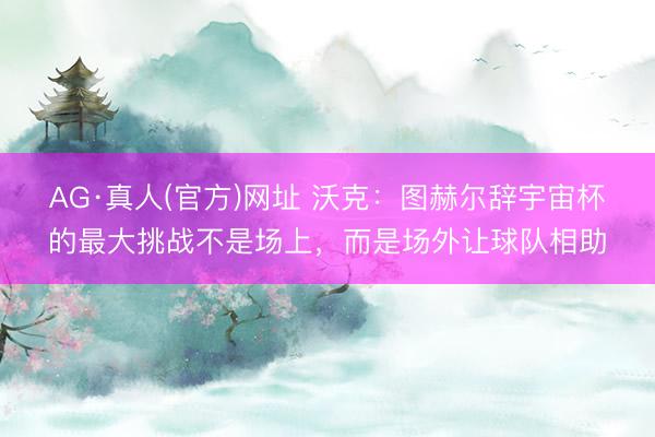 AG·真人(官方)网址 沃克：图赫尔辞宇宙杯的最大挑战不是场上，而是场外让球队相助
