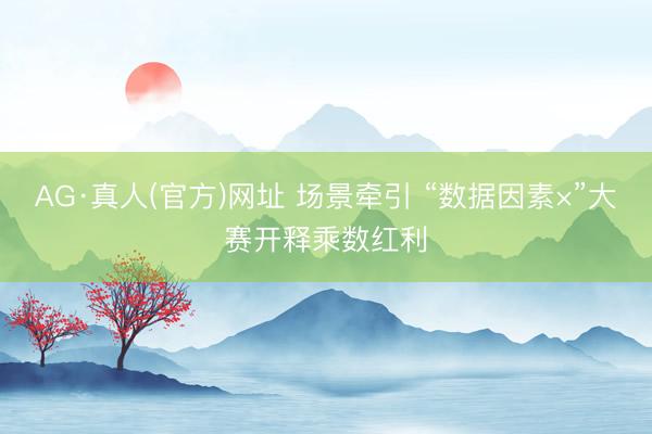 AG·真人(官方)网址 场景牵引 “数据因素×”大赛开释乘数红利
